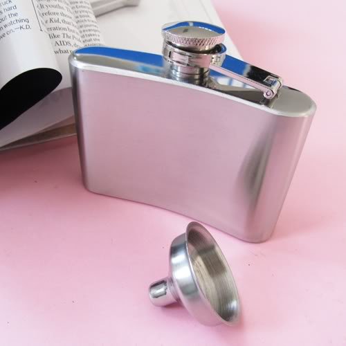 Whiskey Pocket 4oz Hip Flask Wine Liquor Alcohol Wedding Party Drink Stainless[010465]